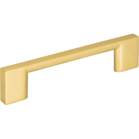 Jeffrey Alexander 96 mm Center-to-Center Brushed Gold Square Sutton Cabinet Bar Pull 635-96BG